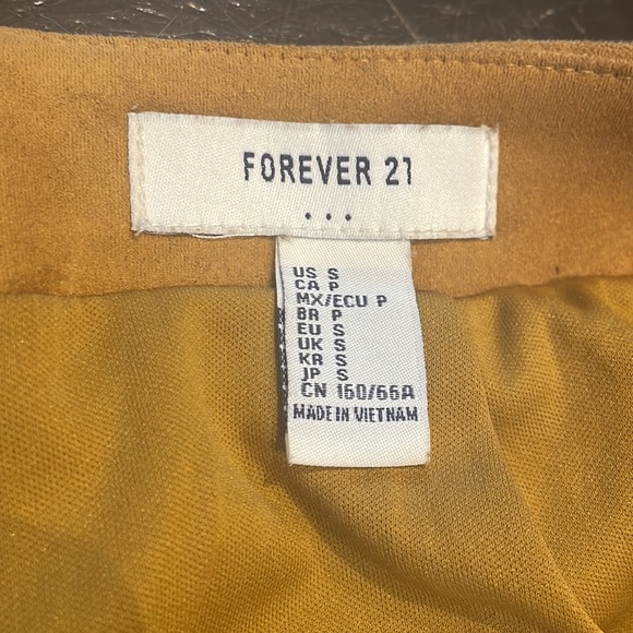 forever 21 | dark mustard skirt - Picture 3 of 3